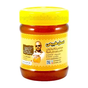 عسل کنار طبیعی خام (سدر) فارس رضا وزن ۴۷۰ گرم - ریحان کالا