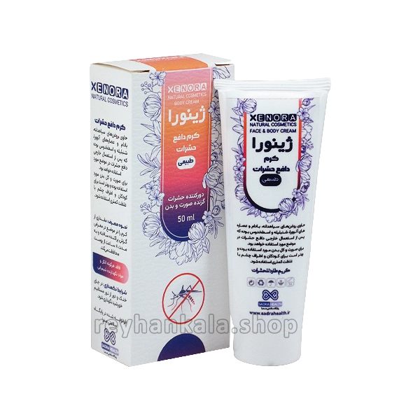کرم دافع حشرات طبیعی ژینورا ۵۰ میلی‌ لیتر مناسب پوست‌ های حساس - ریحان کالا