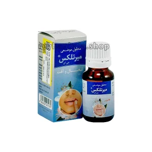 محلول میرتلکس گیاه اسانس برای درمان گیاهی آفت دهان و تبخال لب با عصاره خالص گیاه مورد