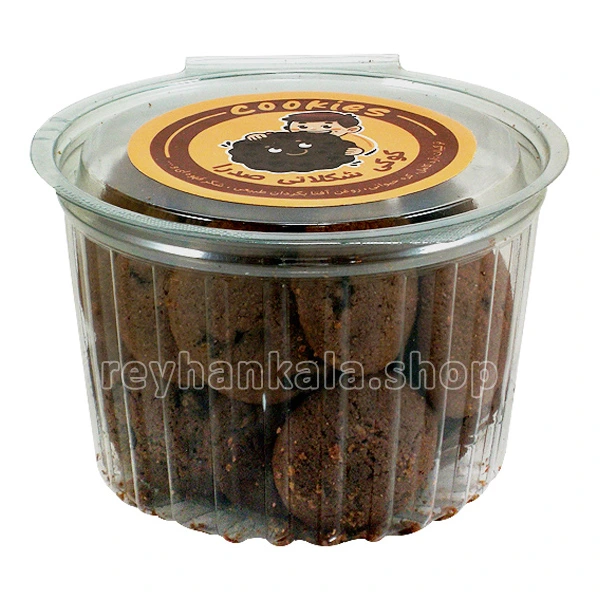 chocolate-cookie-150g عکس محصول کوکی شکلاتی 150 گرمی مناسب میان وعده و پذیرایی