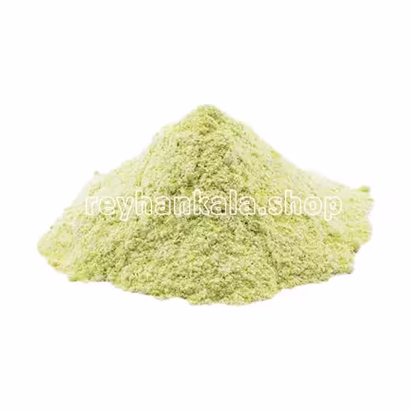پودر پیاز طبیعی ۱۰۰ گرمی از ریحان کالا، ادویه خالص و معطر مناسب برای سوپ، خورش، املت و سس‌ ها
